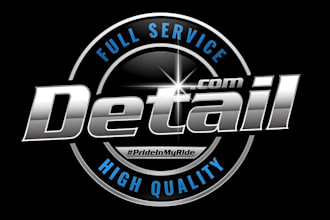 do unique auto detailing, auto repair, and car wash logo