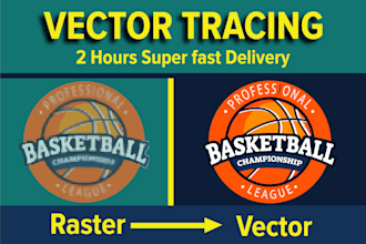 do vector tracing logo line art in adobe illustrator quickly