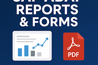 develop interactive sap reports and smartforms  adobe forms