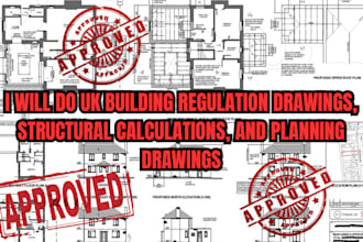 do uk building regulation drawings structural calculations and planning drawings