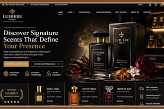 design perfume shopify store colonge perfume store fragrance perfume website