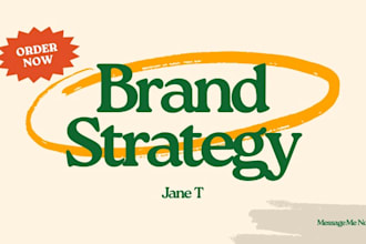 develop buyer personas with market research, brand strategy