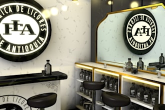 create realistic 3d props, furniture and food