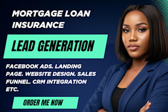 generate mortgage leads business loan lead mca mortgage broker website