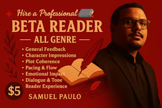 beta read, full analysis your story and give insightful feedback to elevate