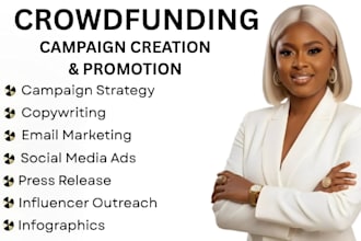 do kickstarter and indiegogo crowdfunding campaign creation and promotion