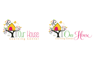 design kids shop, baby store, children and daycare or childcare logo