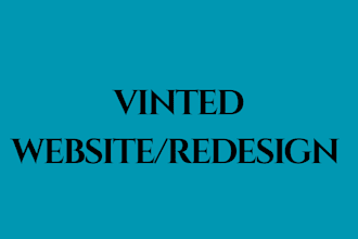 design vinted website vinted expert design