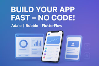 develop adalo bubble io bubble mobile app flutterflow adalo app glide app mvp