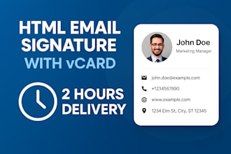 make professional email signature with clickable links