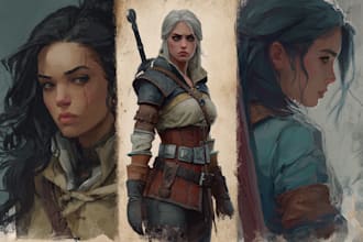 draw any character art