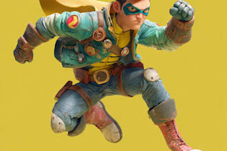 create scifi, fantasy, superhero character design