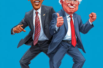 draw a political or satirical cartoon