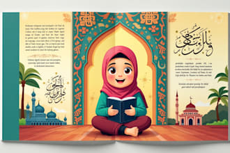 illustrate an islamic children book
