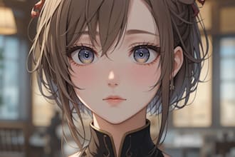 draw anime or manga style portrait