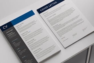 create CV and cover pages