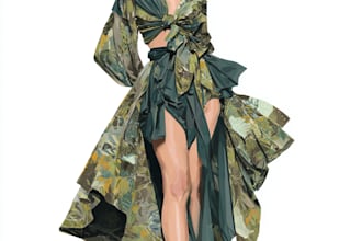 make any style of illustration, fashion illustration for you