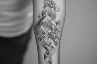custom tattoo design realistic, full sleeve tattoo artist