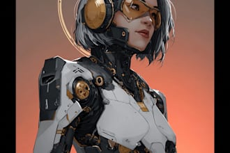 design epic sci fi characters with cinematic flair
