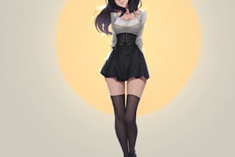 anime character, fanart, and original character