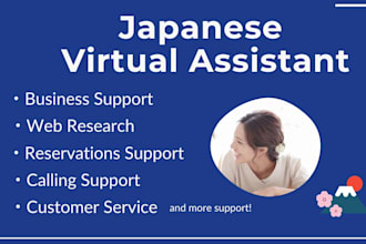 be your japanese business virtual assistant and admin support
