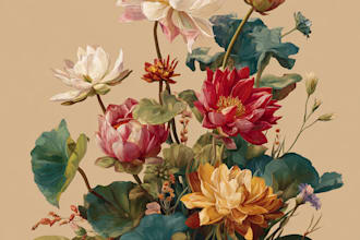 create amazing botanical illustration
