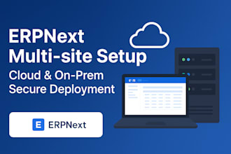 setup and deploy erpnext 15 multisite cloud and onprem frappe framework expert