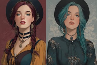 do realistic or fantasy portrait