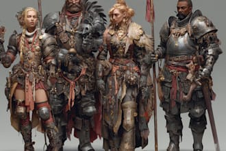 dnd character art and dnd character art