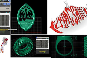 do custom 3d jewelry design cad