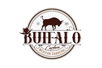 create awesome and gorgeous buffalo  logo design