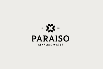 design awesome alkaline bottled water brand logo