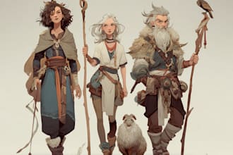 dnd character art and dnd character art