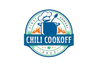 design charity chili cook off logo
