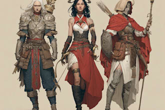 dnd character art and dnd character art