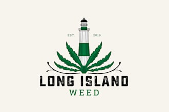 do modern high quality lighthouse logo design