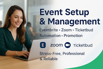 set up promote manage automate your eventbrite event zoom setup ticketbud