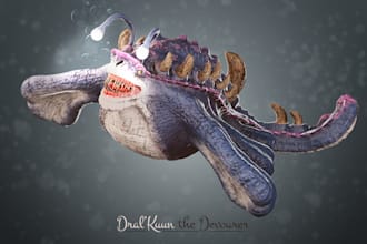 create next level 3d creature designs with full detailing