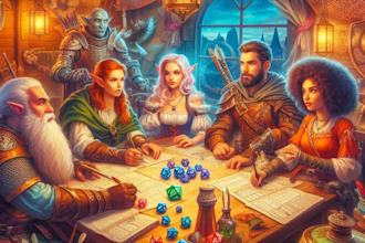 make an dungeons and dragons or dnd character art