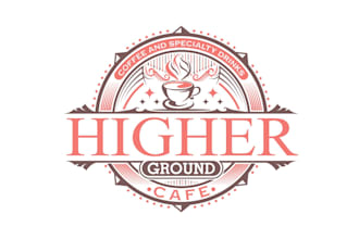 create creative and good looking coffee logo design