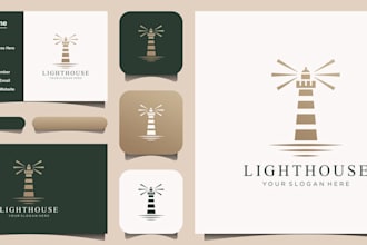 make a lighthouse logo