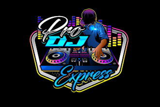create exclusive and marvelous dj logo design