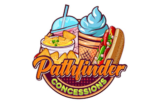 create creative and good looking fast food logo design