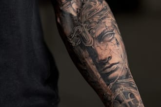 draw a tattoo design of tattoo sleeve