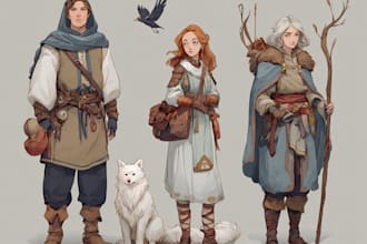 illustrate your ttrpg vtm, fantasy, dnd character art