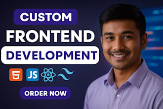 create responsive website, landing page using react