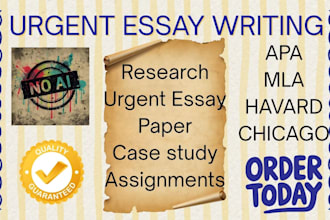 do urgent essay writing as an essay writer