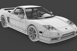 design 3d generic car model,sport car,car for 3d printing,polycount,truck design