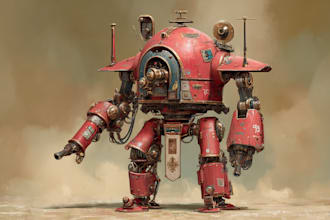 create a warhammer illustration