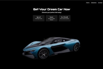 create a modern 3d animated website for your business